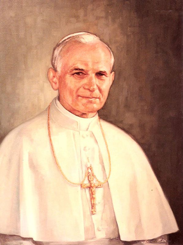 Retrat del Papa Joan Pau II