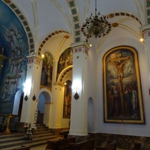 Santuario de la Virgen del Castillo, pinturas murales